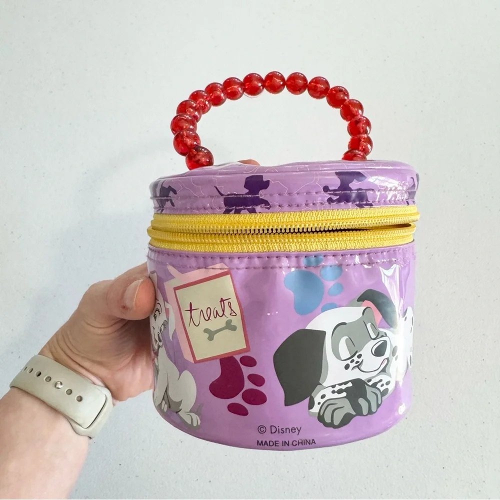 Rare 90’s Disney Purple 101 Dalmatians Mini bag with beaded handle